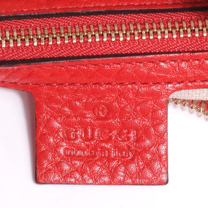 Gucci Pebbled Calfskin Large Soho Hobo Red 5 of 7