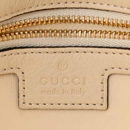 Gucci Roxy Calfskin Blondie Chain Shoulder Flap Bag Mystic White 6 of 10