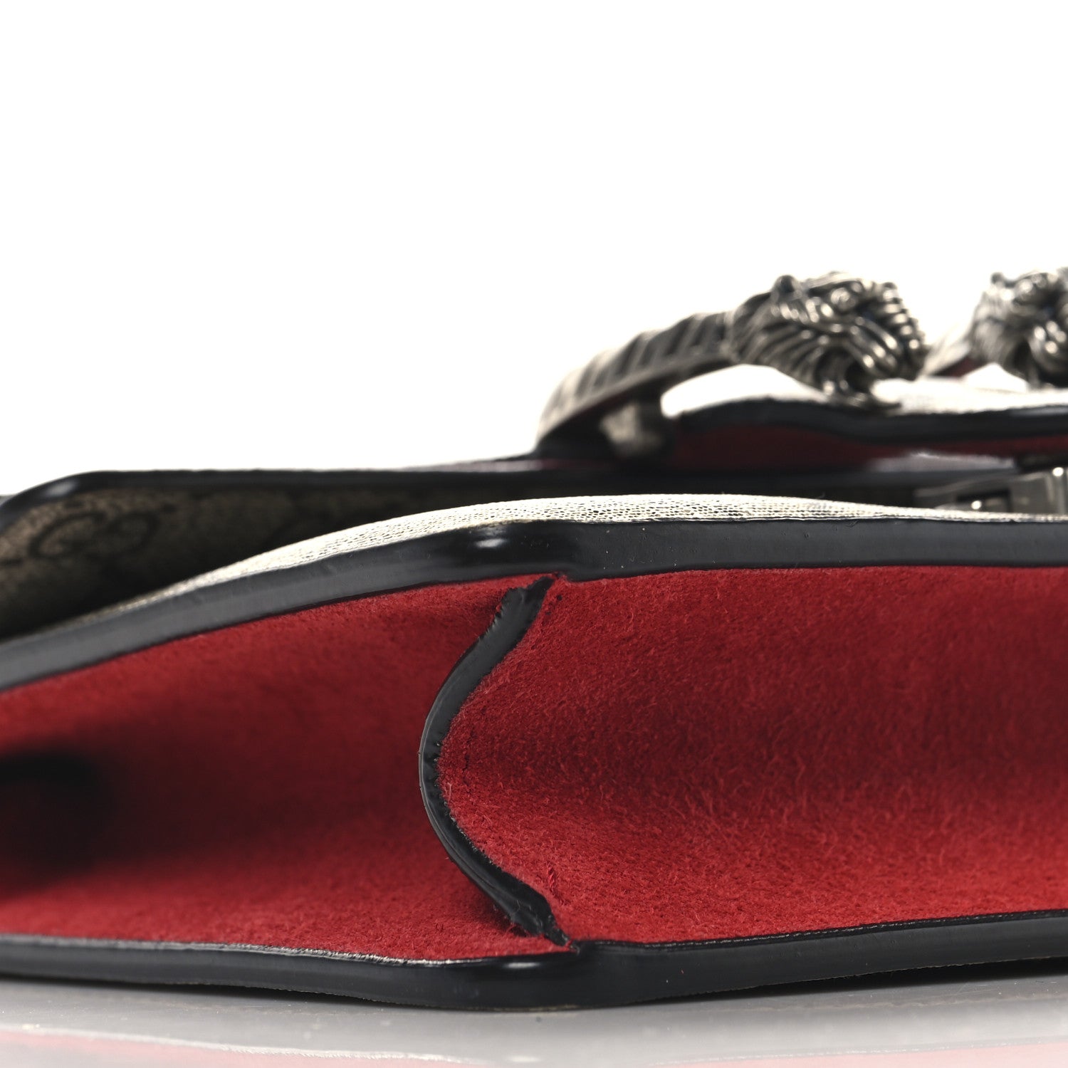 Gucci GG Supreme Monogram Mini Dionysus Shoulder Bag Hibiscus Red 9 of 11