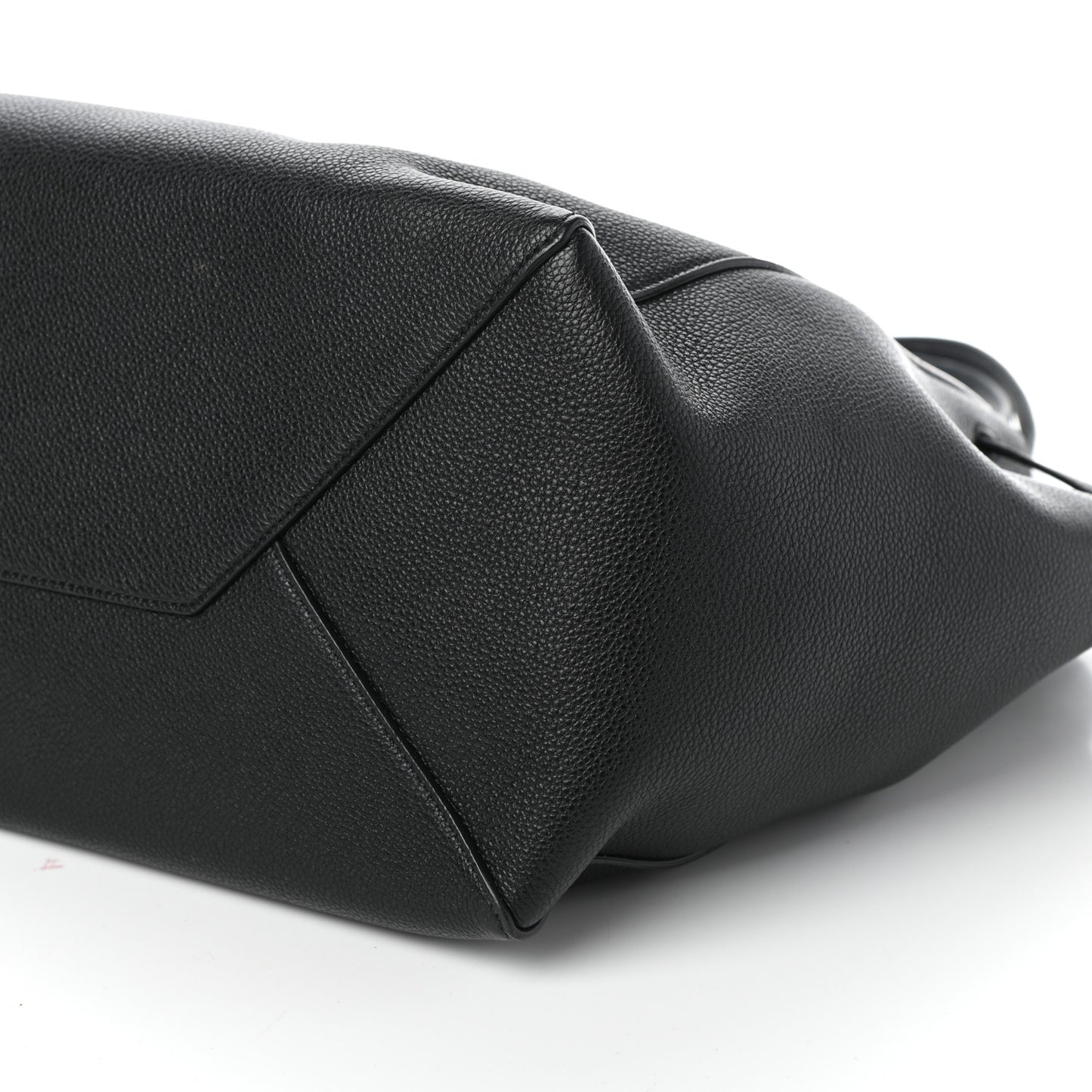 Soft Grained Calfskin Small Belt Cabas Phantom Black