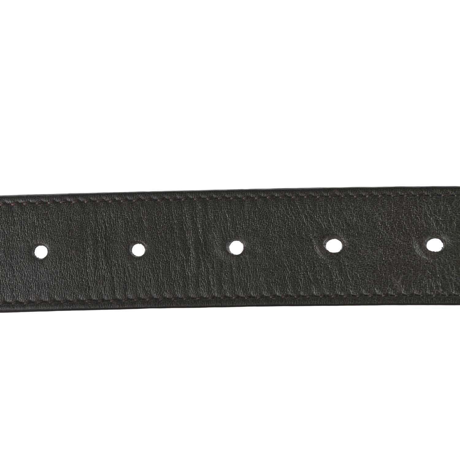 Gucci Calfskin Double G 30mm Belt 80 32 Dark Cocoa 3 of 5