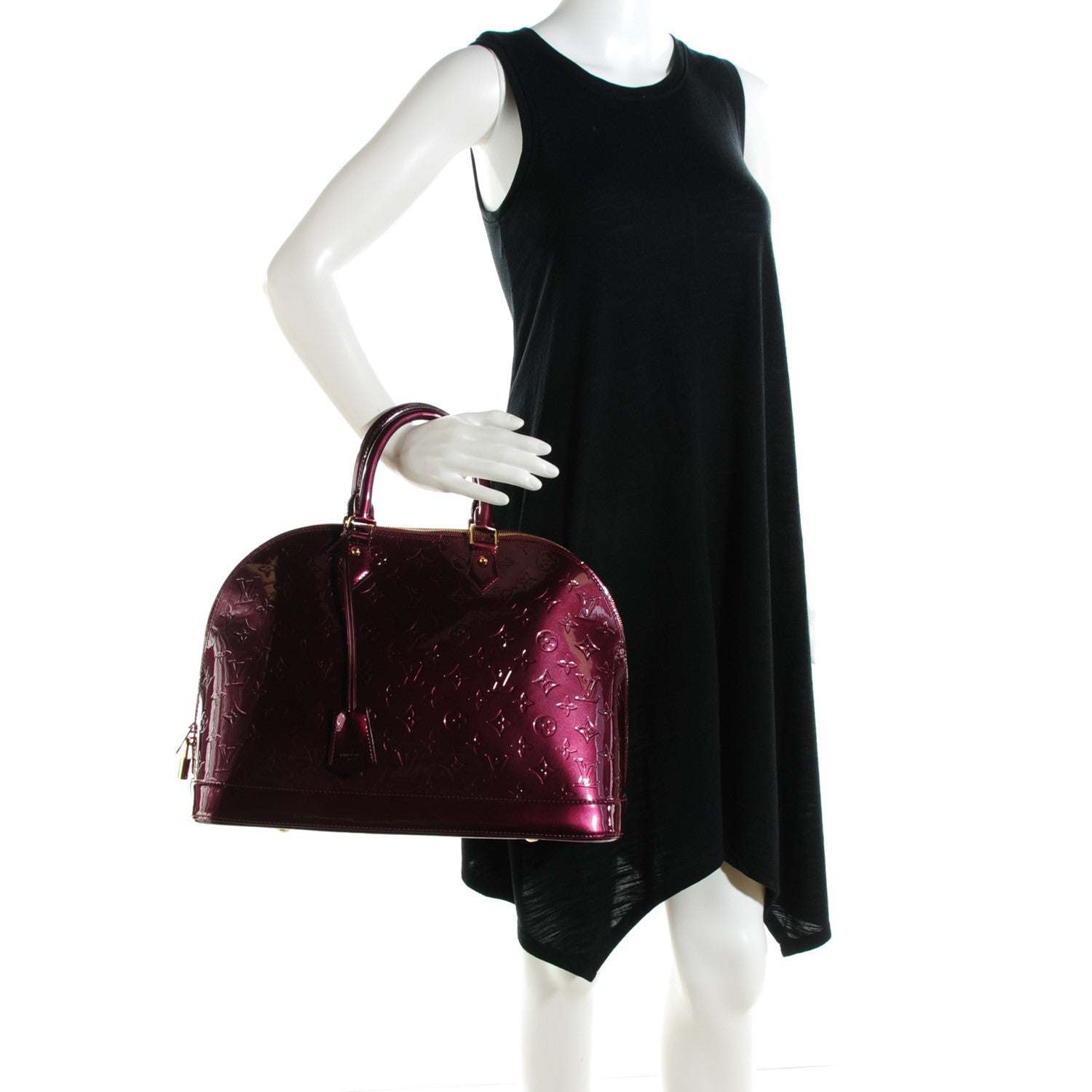 Louis Vuitton Vernis Alma GM Rouge Fauviste 2 of 7