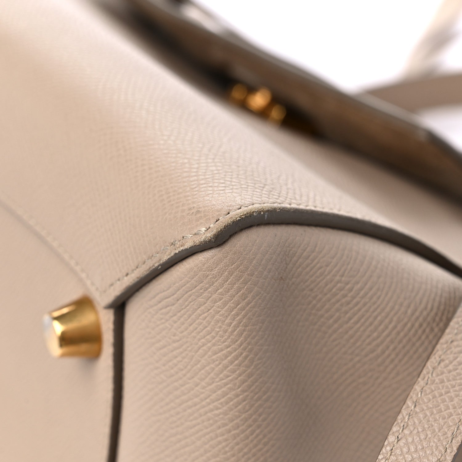Celine Grained Calfskin Mini Belt Bag Light Taupe 8 of 15