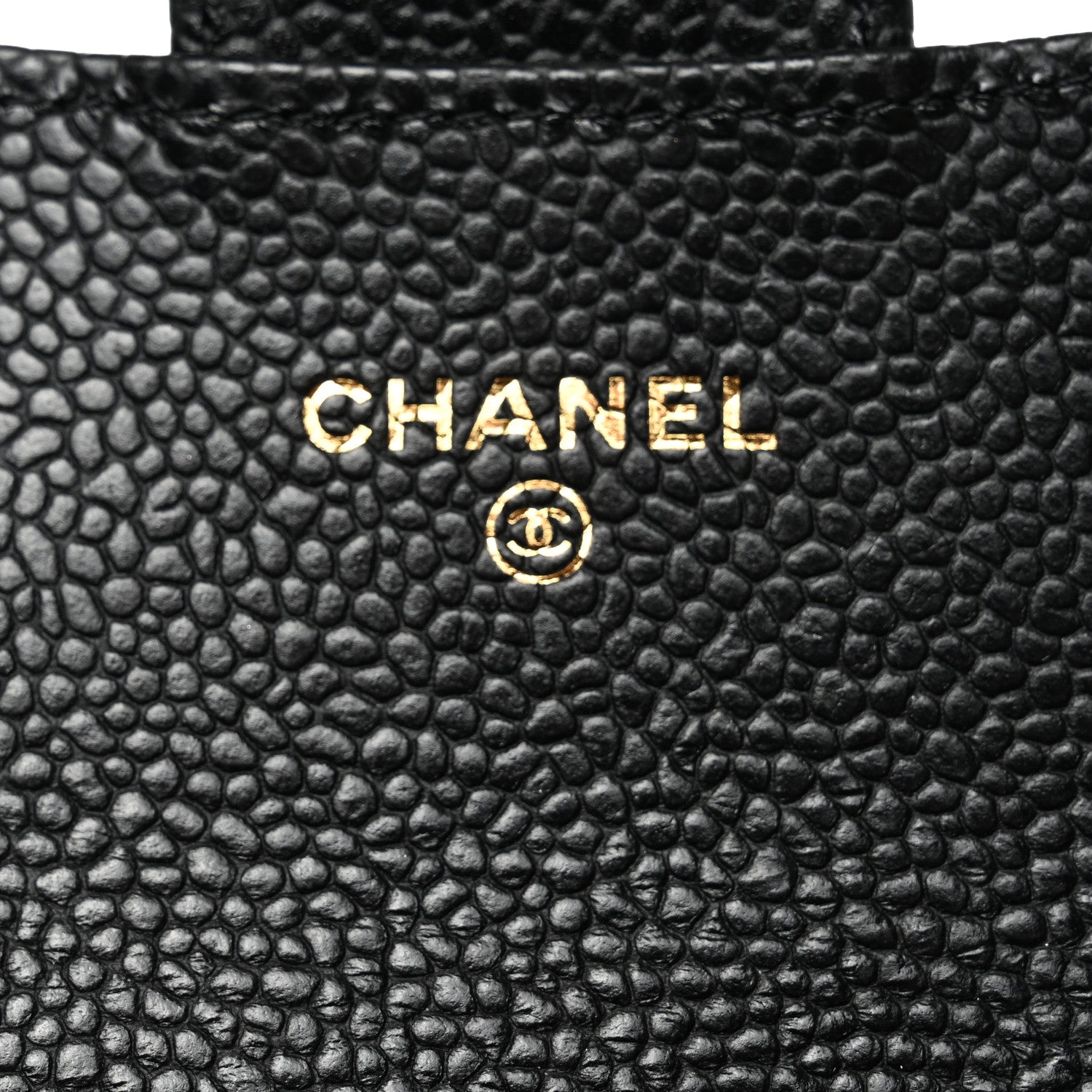Chanel Caviar Quilted Flap Card Holder Wallet Black 6 of 9