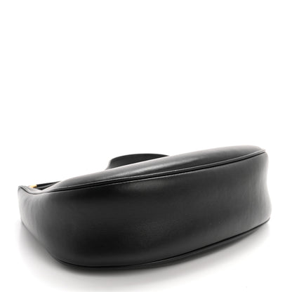 Celine Smooth Calfskin Medium Strap Ava Triomphe Shoulder Bag Black 4 of 11