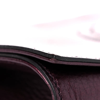 Gucci Metallic Cellarius Calfskin Medium Soho Clutch Classic Burgundy 9 of 13