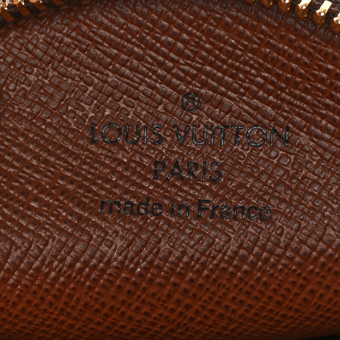 Monogram Round Coin Purse