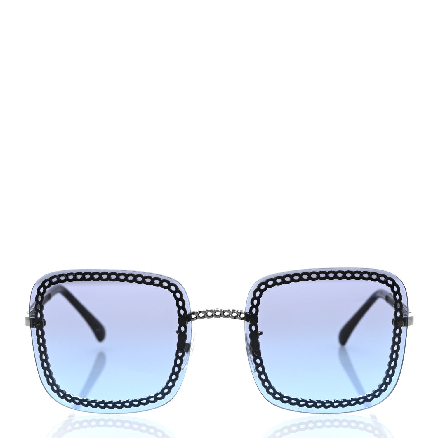 Chanel Chain Square Sunglasses 4244 Blue 2 of 8