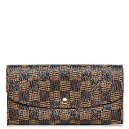 Louis Vuitton Damier Ebene Emilie Wallet 1 of 5
