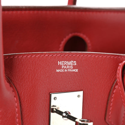 Hermes Swift Birkin 30 Rouge Vif 6 of 14