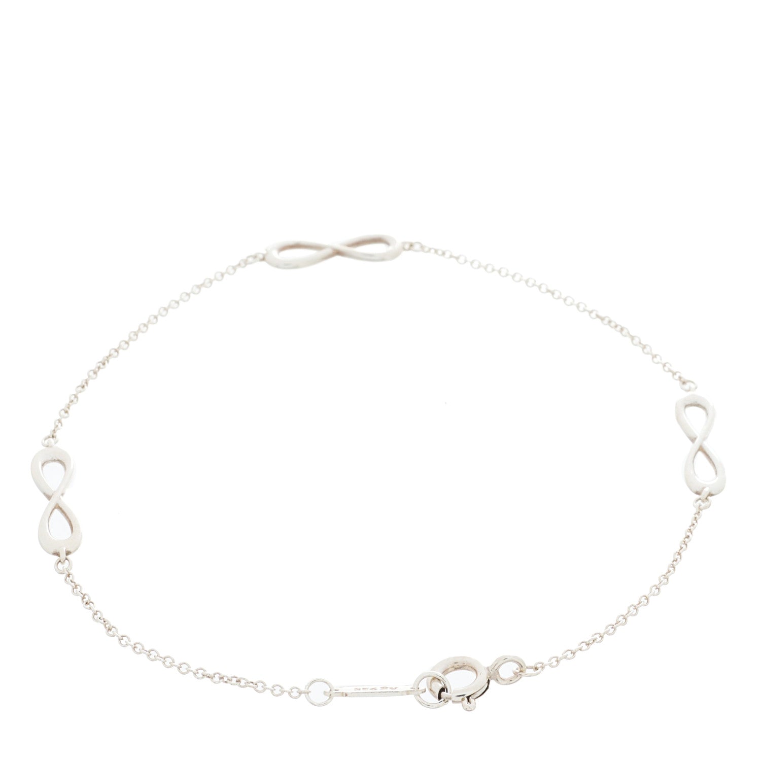 Tiffany Sterling Silver Infinity Endless Bracelet 2 of 5