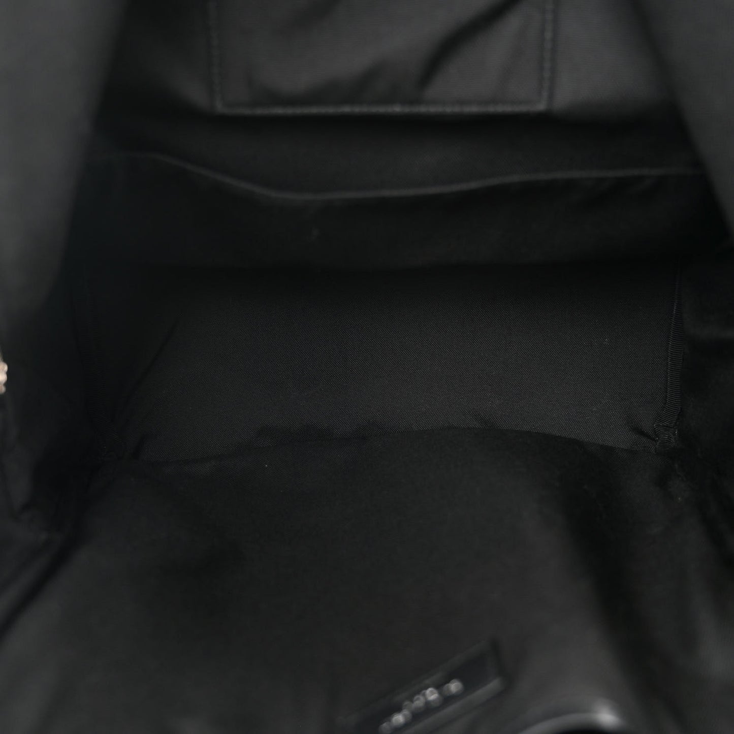 Canvas Leopard Print City Backpack Black White