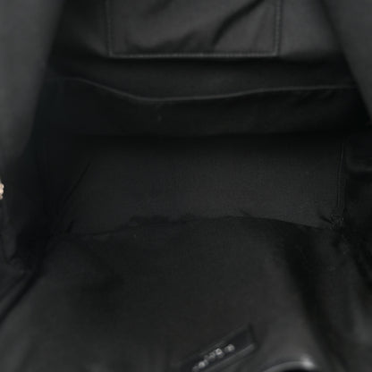 Saint Laurent Canvas Leopard Print City Backpack Black White 5 of 10