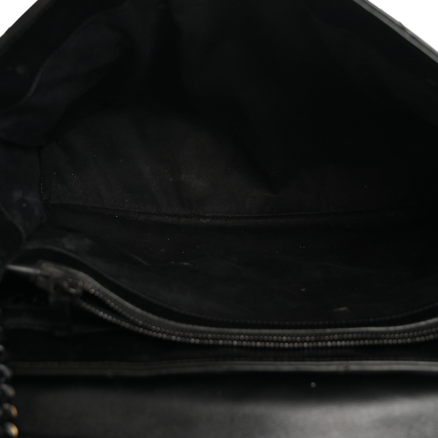 Saint Laurent Calfskin Y Quilted Monogram Large Loulou Chain Satchel Black 5 of 17