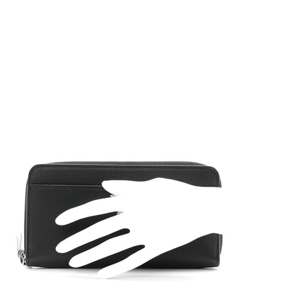 Louis Vuitton Calfskin Zippy Lockme Wallet Black 2 of 7