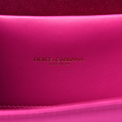 Dolce & Gabbana Silk Small Devotion Envelope Top Handle Bag Fuchsia 6 of 10