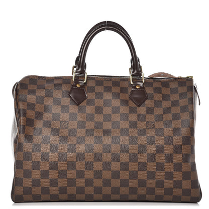 Louis Vuitton Damier Ebene Speedy 35 1 of 17