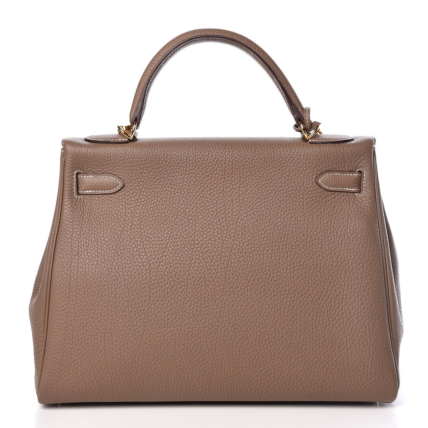 Hermes Togo Kelly Retourne 32 Etoupe 4 of 36