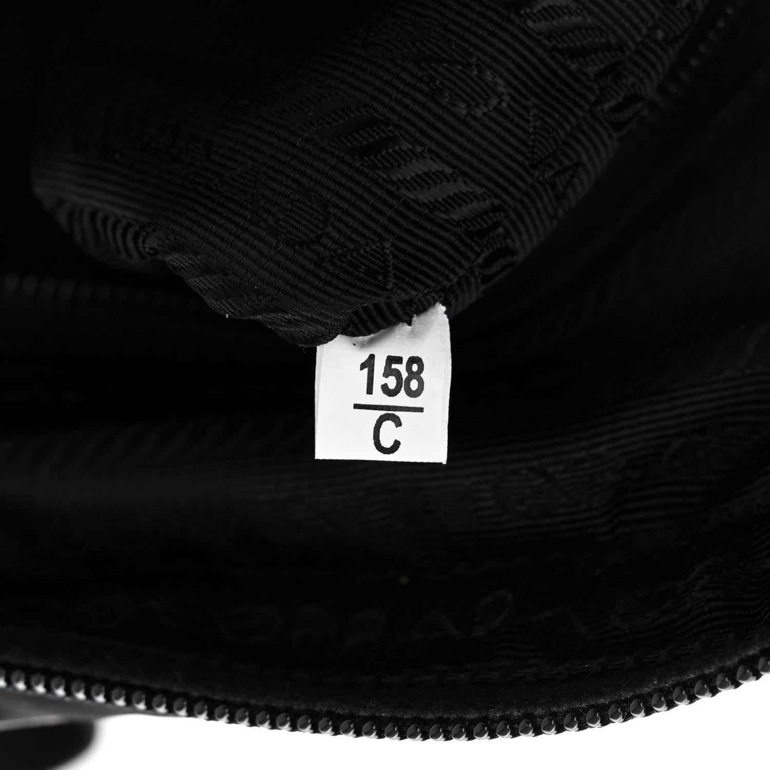 Prada Tessuto Nylon Saffiano Logo Camera Bag Black 8 of 11