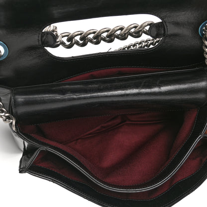 Chanel Glazed Calfskin Quilted Large Perfect Edge Flap Black 5 of 12