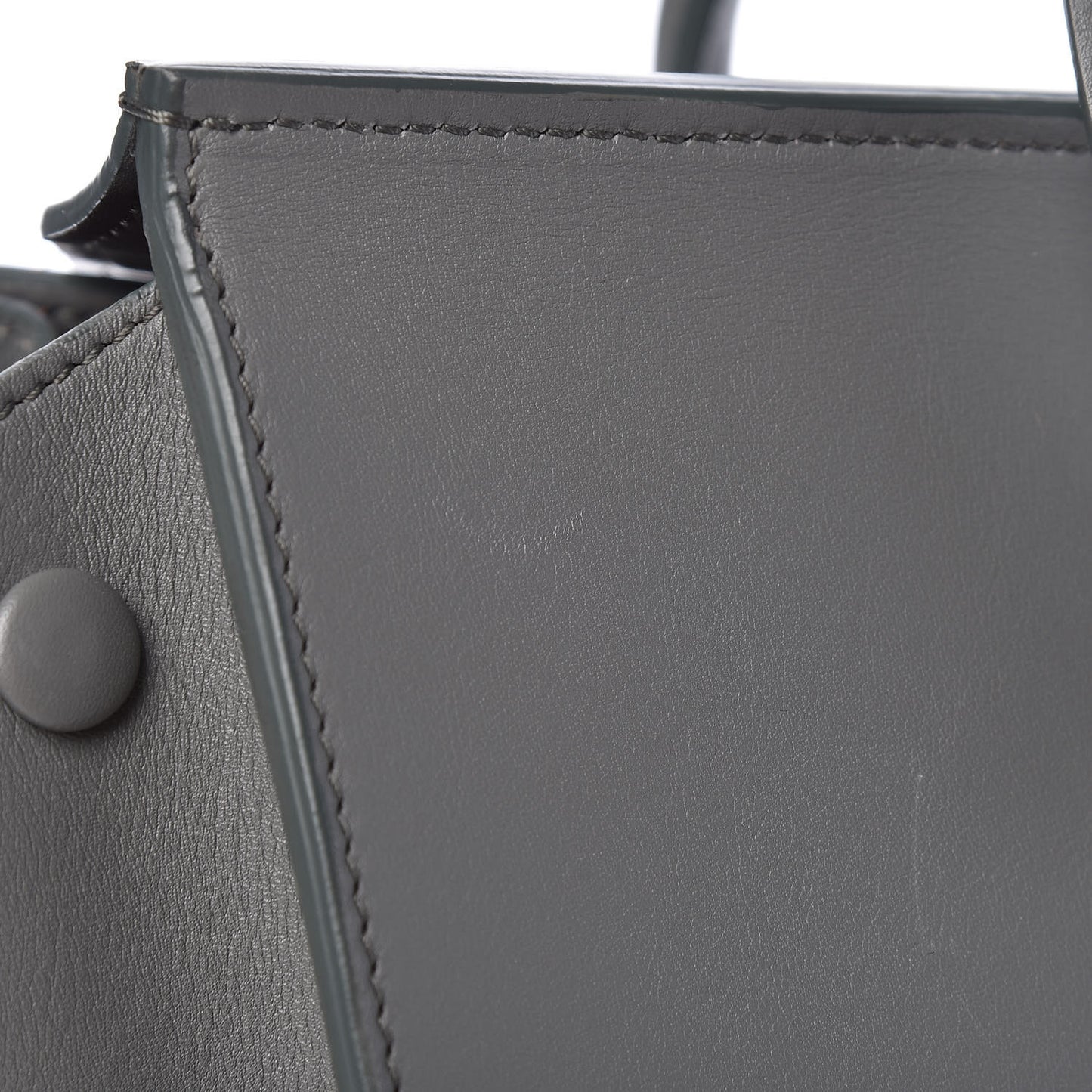 Smooth Calfskin Small Tie Knot Tote Crystal Grey