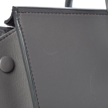 Celine Smooth Calfskin Small Tie Knot Tote Crystal Grey 13 of 13
