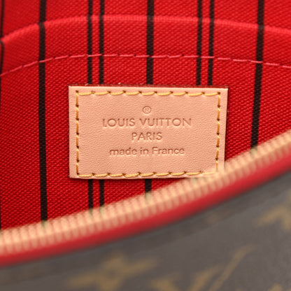 Louis Vuitton Monogram Neverfull MM GM Pochette Cherry 6 of 7