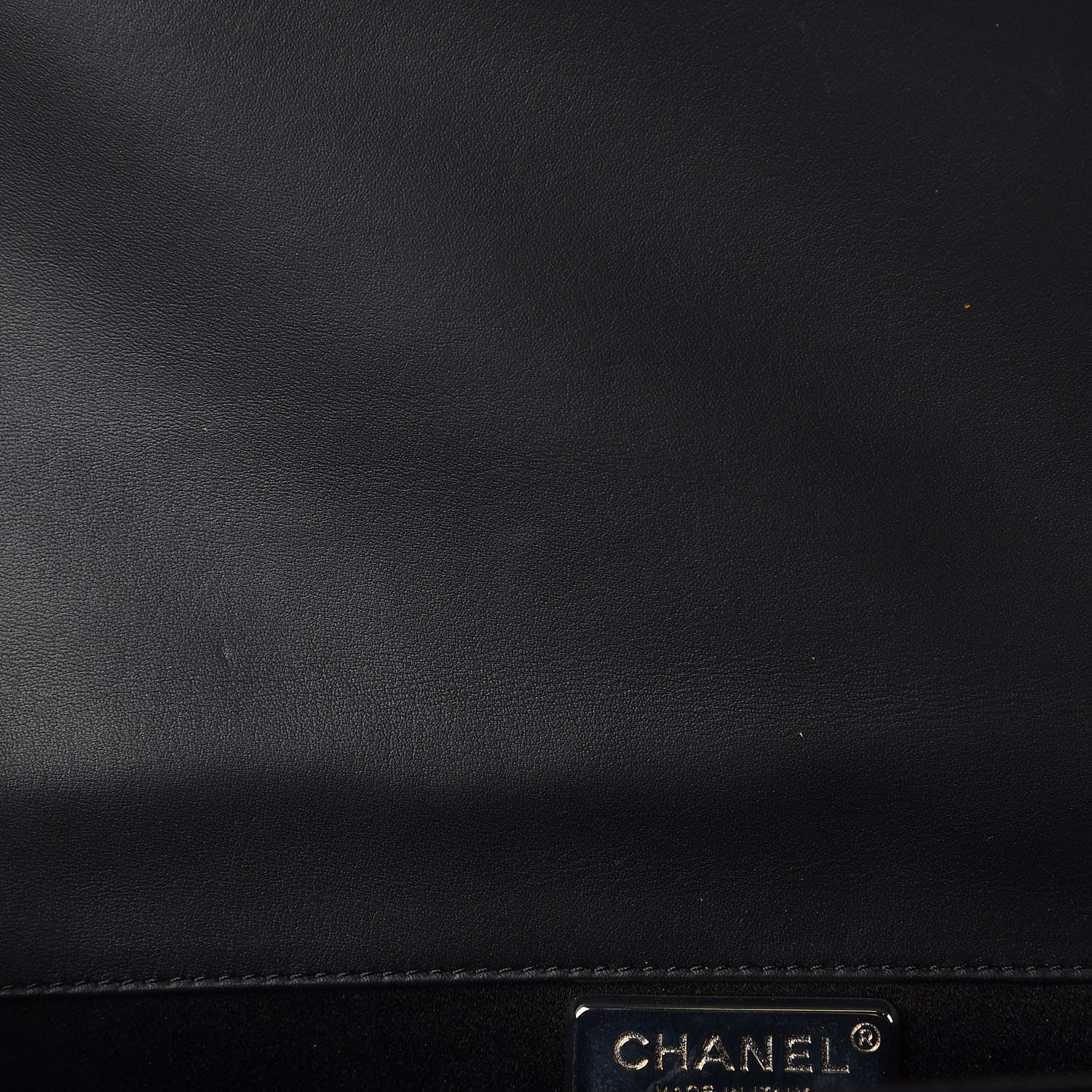 Chanel Patent Quilted Boy Flap Clutch Black 10 of 11