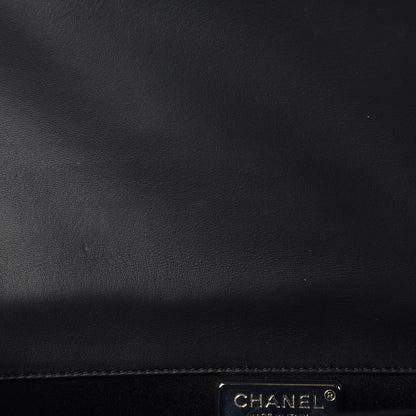 Chanel Patent Quilted Boy Flap Clutch Black 10 of 11
