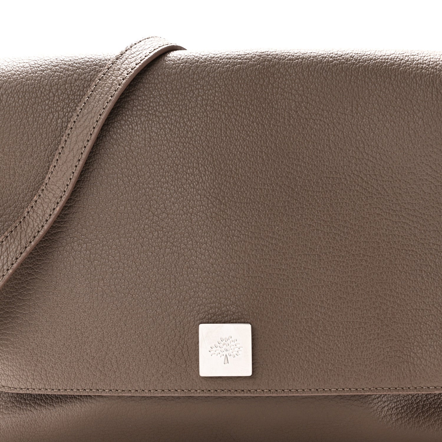 Mulberry Grained Calfskin Freya Satchel Clay 6 of 8
