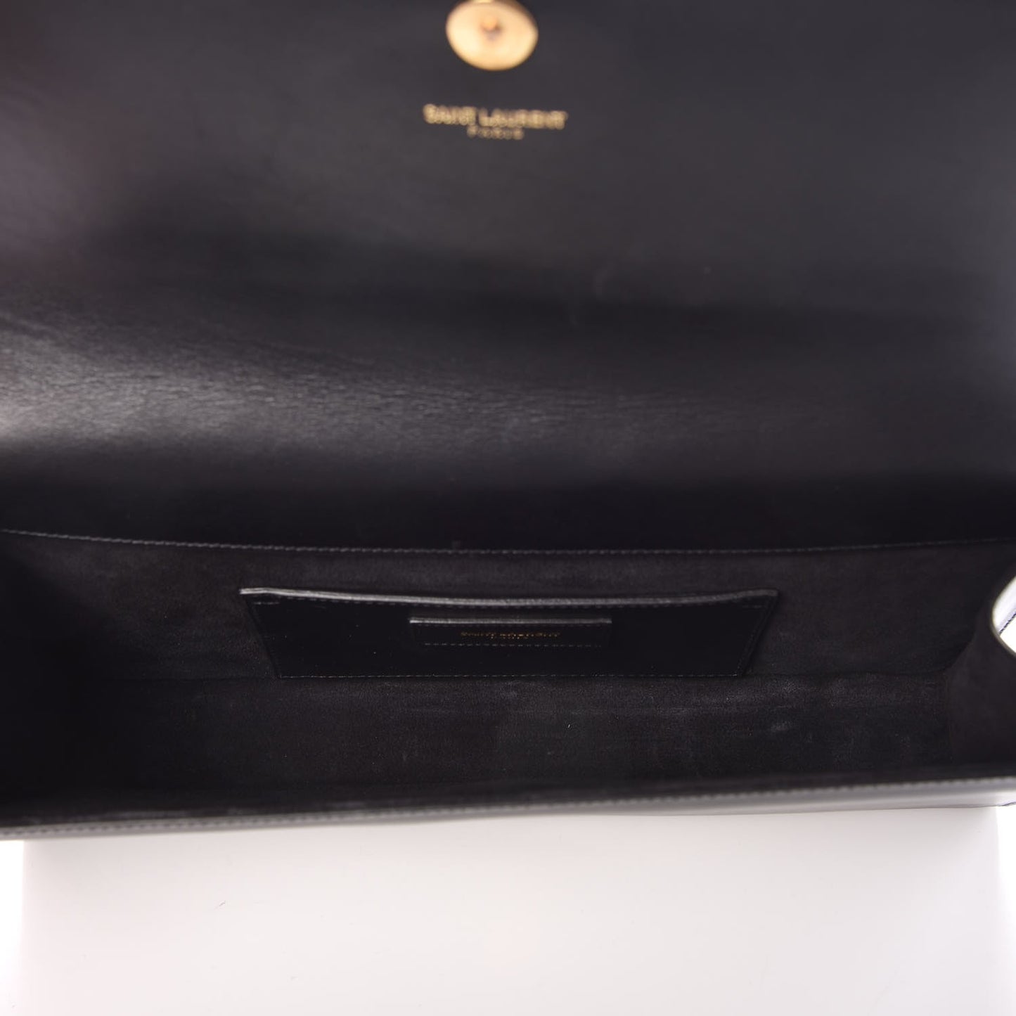 Calfskin Classic Monogram Cassandre Clutch Black