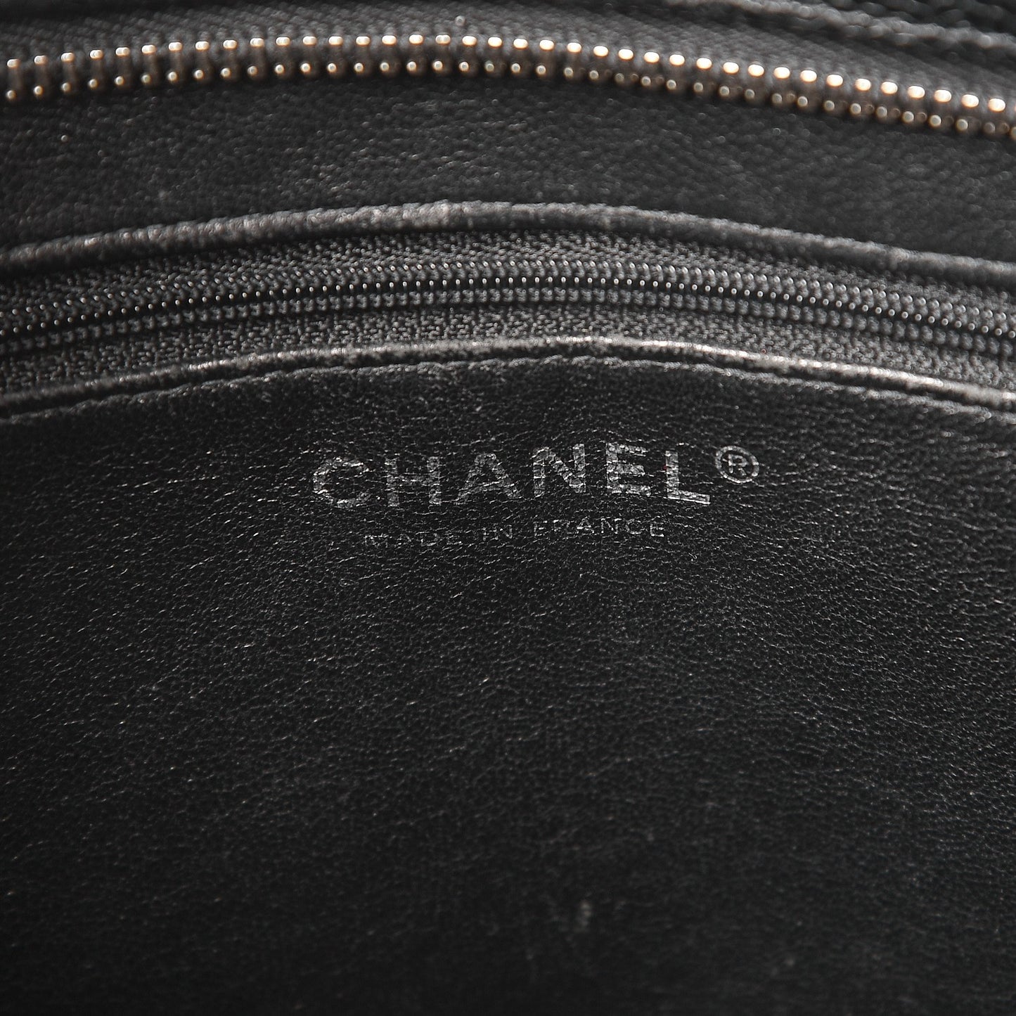 Caviar Quilted Medallion Tote Black