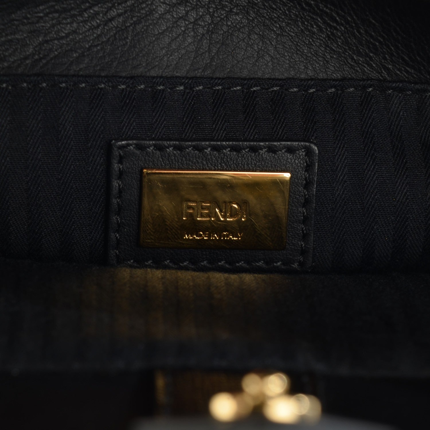 Fendi Vitello Elite Petite 2Jours Tote Black 5 of 8