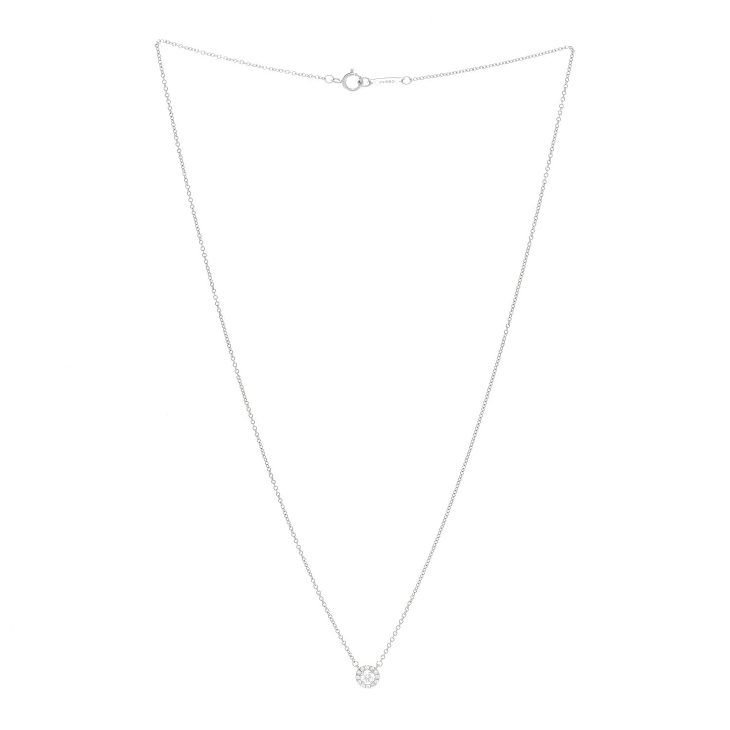 Platinum Diamond .22ct Soleste Pendant