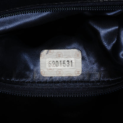 Chanel Denim Rattan Basket Shoulder Bag Blue 6 of 9