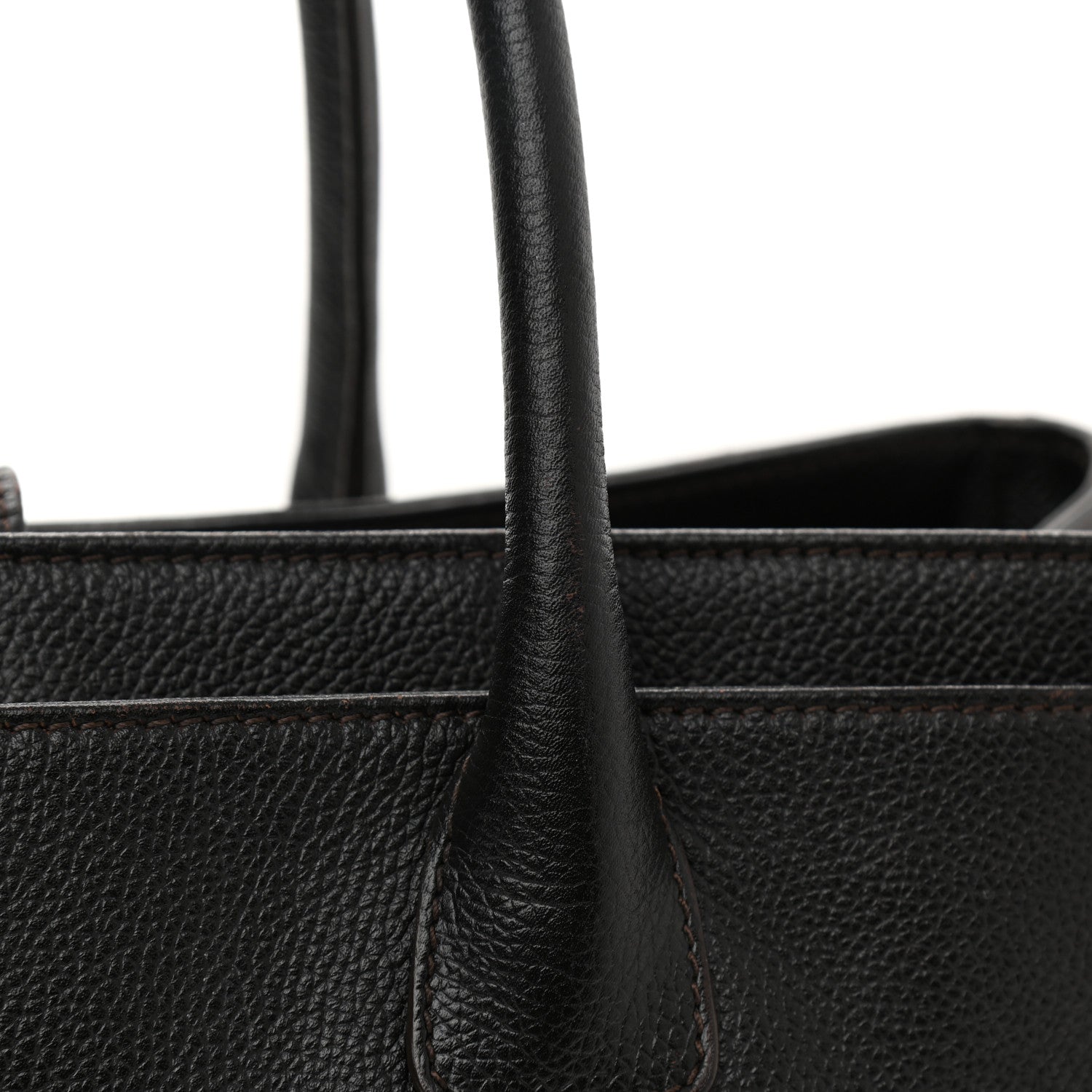 Chanel Calfskin Cerf Executive Shopper Tote Black 12 of 17