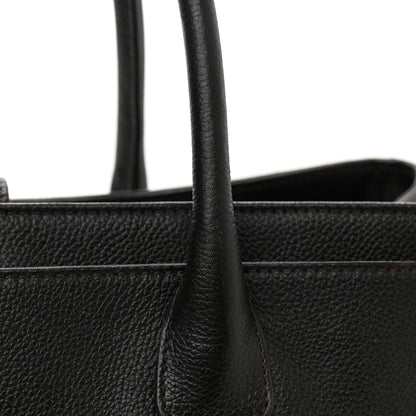 Chanel Calfskin Cerf Executive Shopper Tote Black 12 of 17