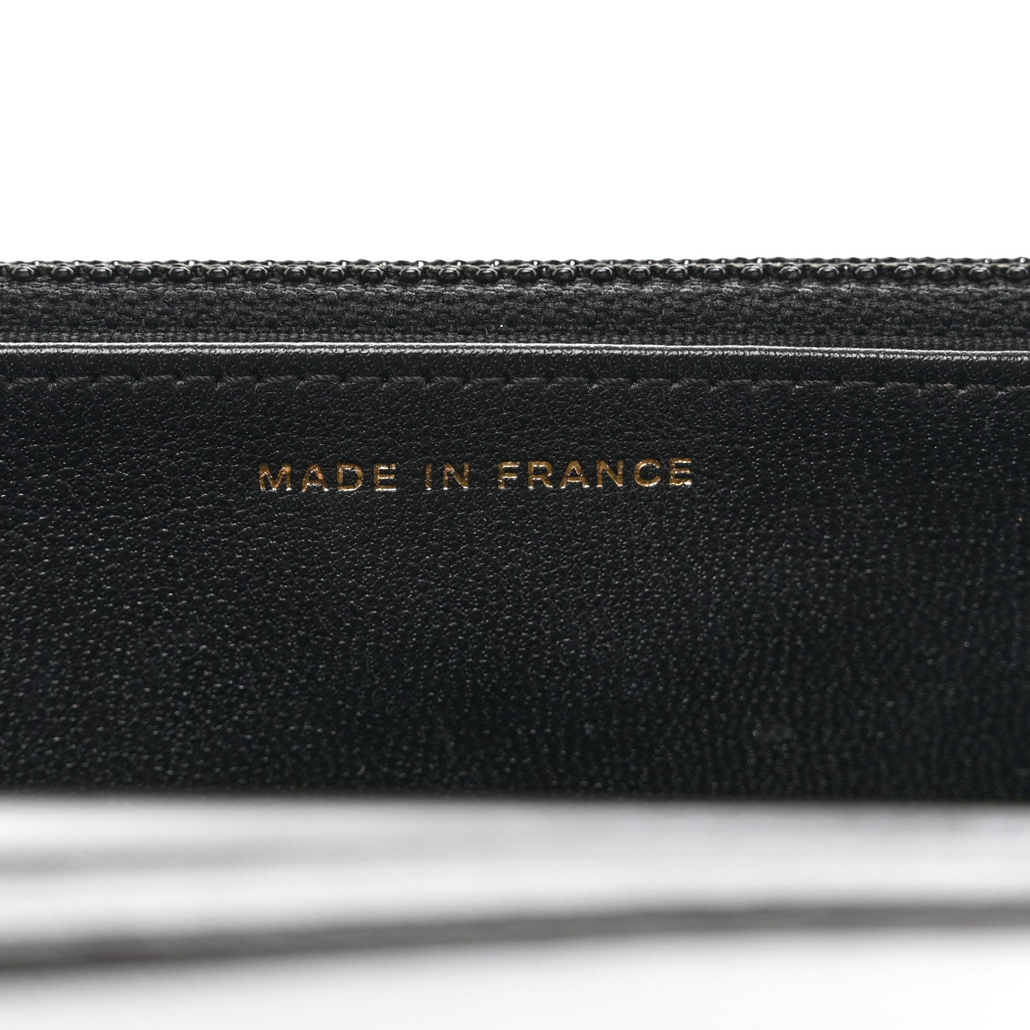 Chanel Goatskin Quilted Quilted Like A Wallet Wallet On Chain WOC Black 8 of 11