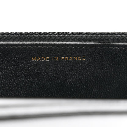 Chanel Goatskin Quilted Quilted Like A Wallet Wallet On Chain WOC Black 8 of 11