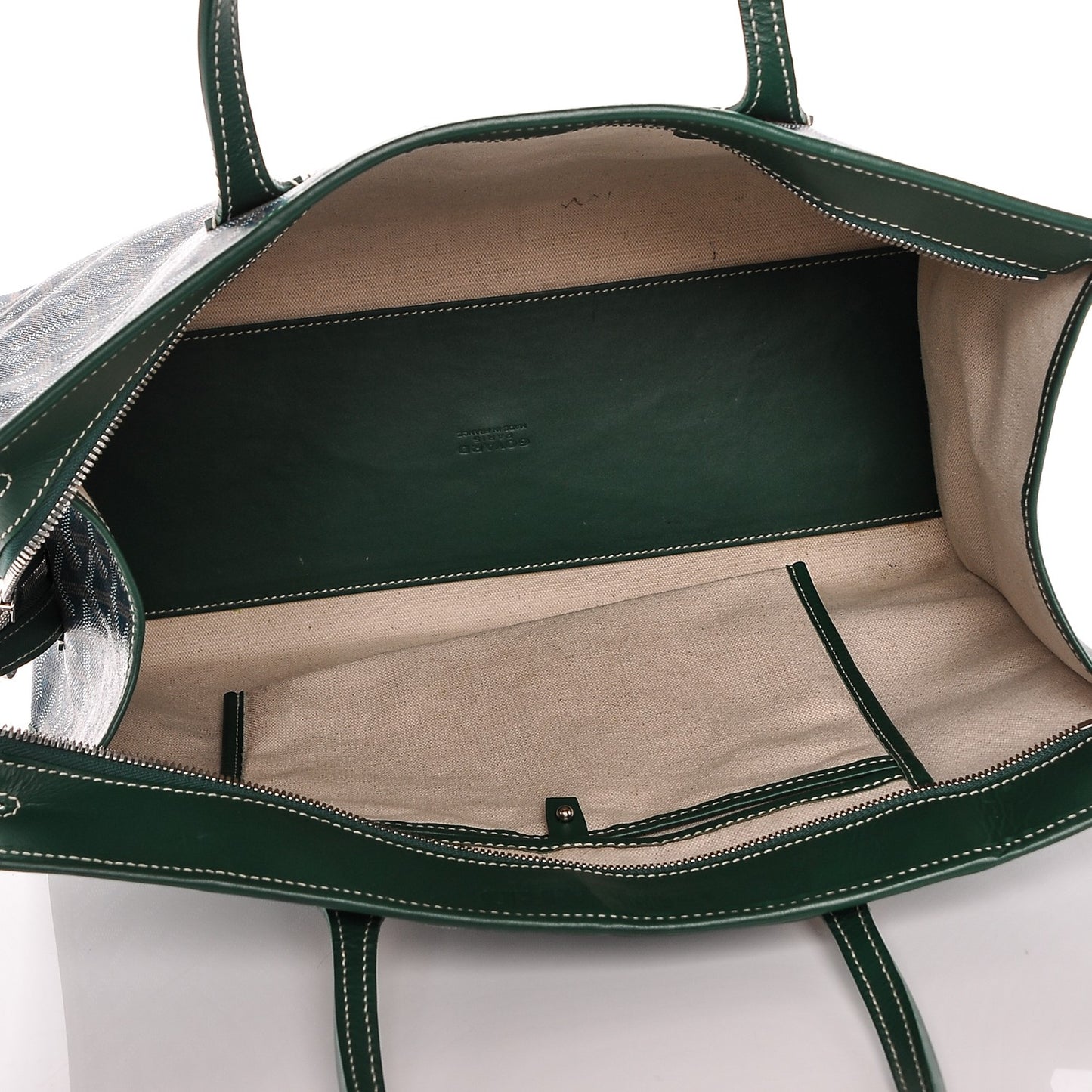 Goyardine Marquises Tote Green