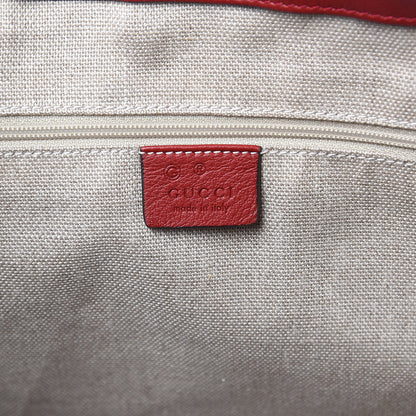 Gucci Soft Microguccissima Medium Zippered Satchel Rosso 6 of 10