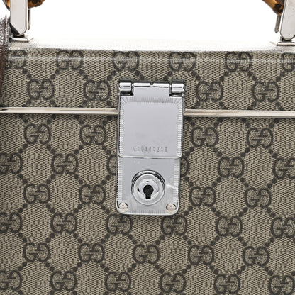 Gucci GG Supreme Monogram Globe-Trotter Beauty Case Brown 8 of 11