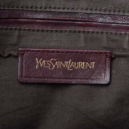 Saint Laurent Sheepskin Large Cabas ChYc Plum 6 of 23