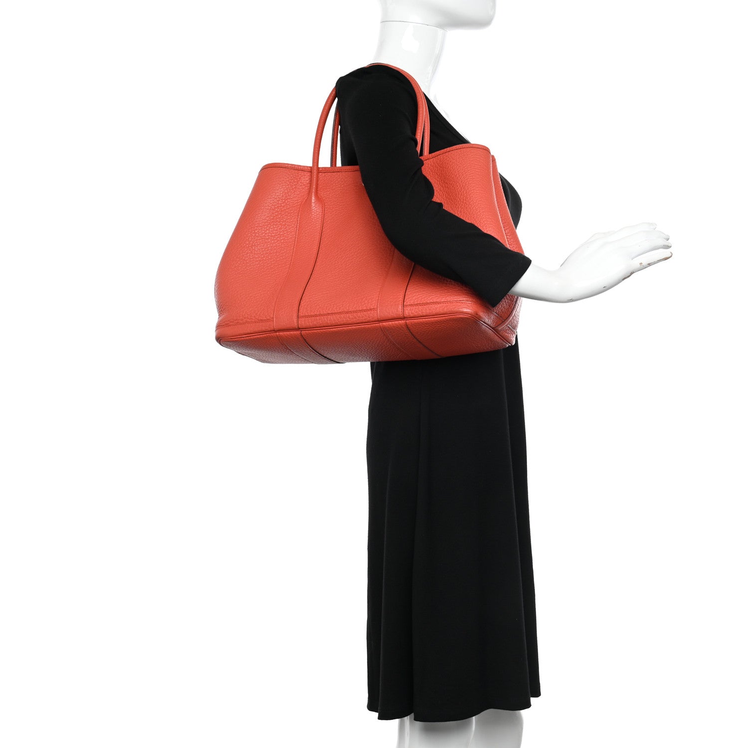Hermes Vache Country Garden Party 36 MM Rouge Pivoine 2 of 17