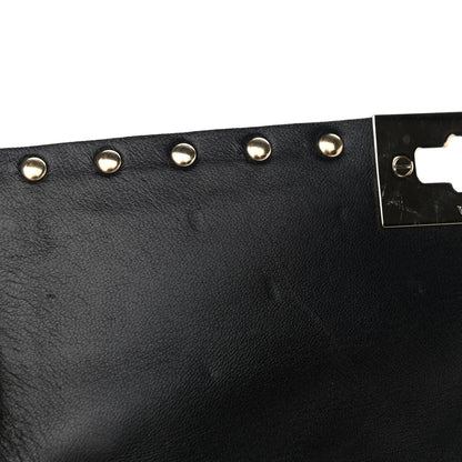 Valentino Garavani Lambskin Medium Rockstud Spike Shoulder Bag Black 9 of 9