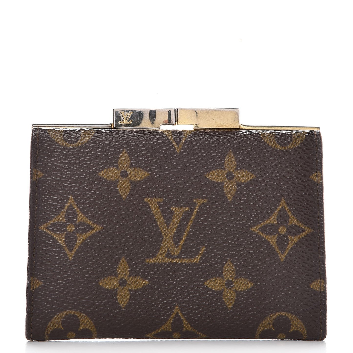Monogram French Kiss Lock Coin Purse