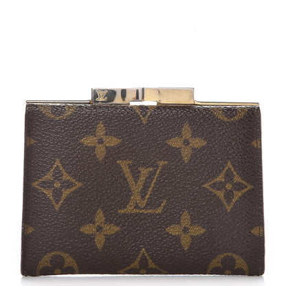 Louis Vuitton Monogram French Kiss Lock Coin Purse 1 of 7