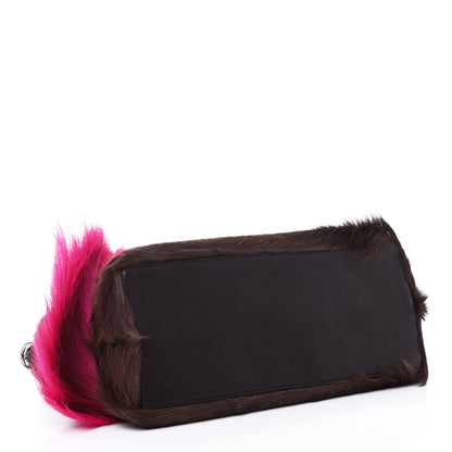 Fendi Springbok Vitello Dolce Medium By The Way Boston Bag Brown Pink 3 of 4
