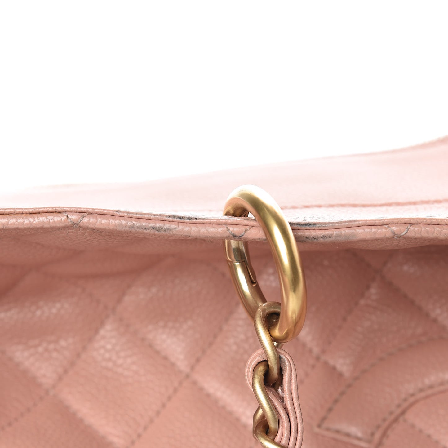 Caviar Quilted Grand Timeless Tote GTT Pink