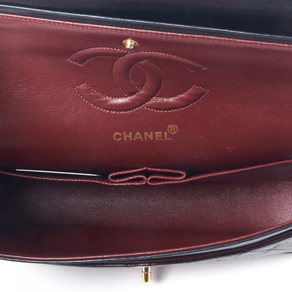 Chanel Lambskin Quilted Medium Double Flap Black 7 of 10